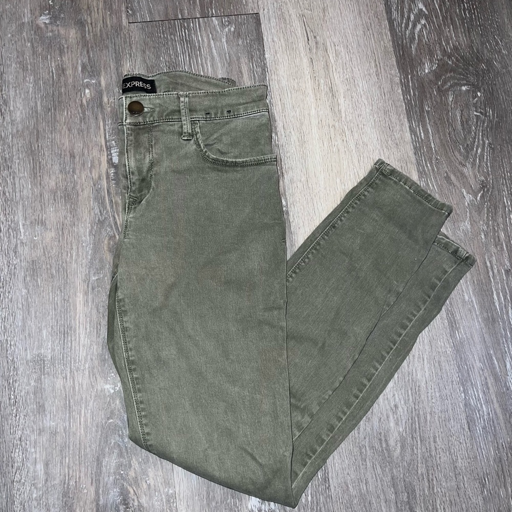 Express Women's Sage Skinny Jeans